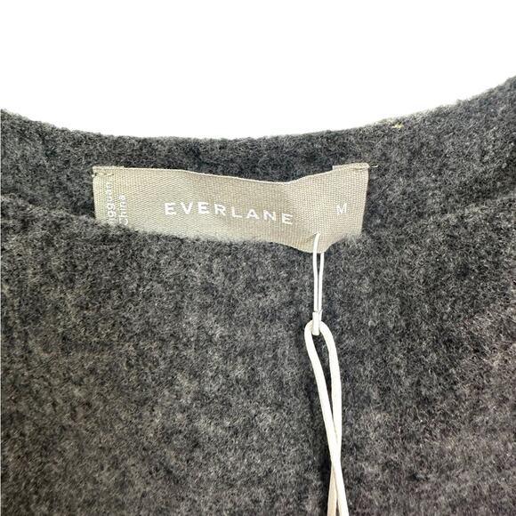 NWT Everlane brand soft yak wool blend ribbed square crop tank top size Medium - Picture 6 of 8